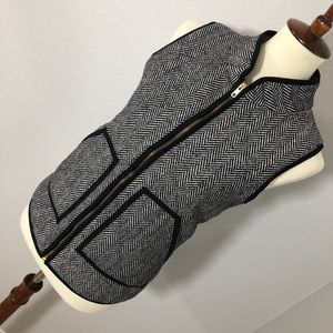 {J.Crew Inspired} Herringbone Boutique Vest